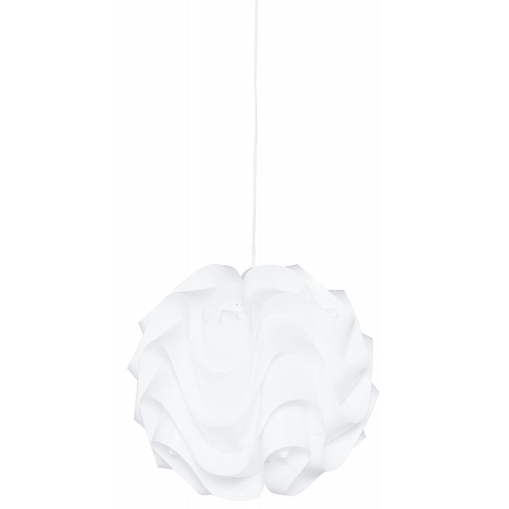 Meringue White Polymer Pendant Lighting, HGVF109