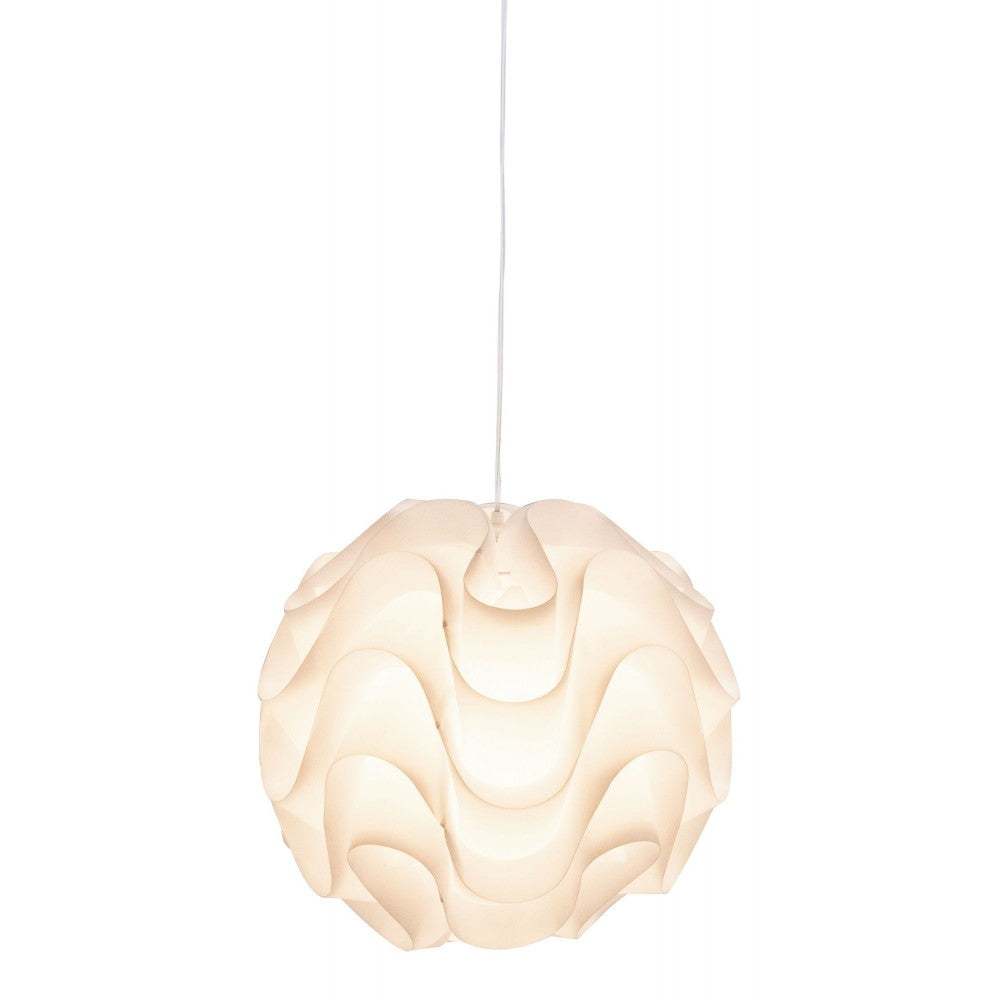 Meringue White Polymer Pendant Lighting, HGVF109