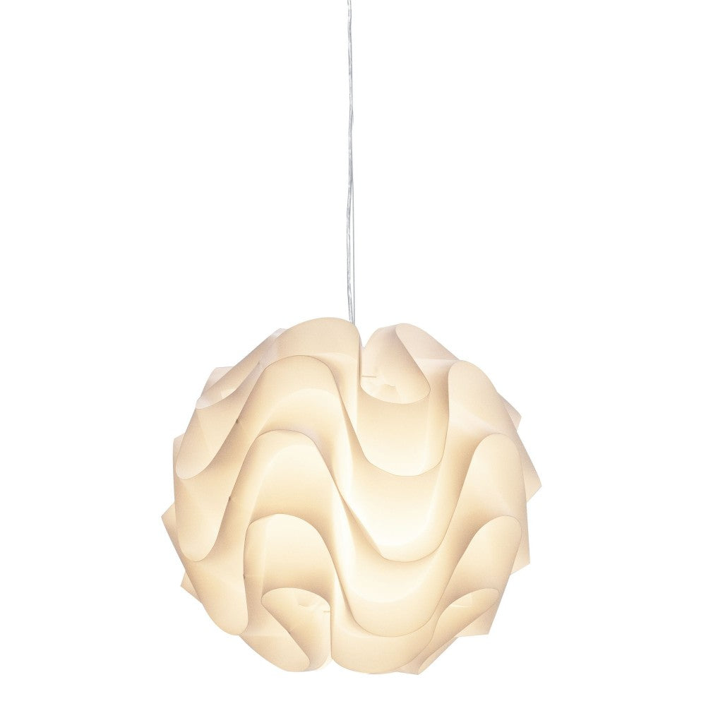 Meringue White Polymer Pendant Lighting, HGVF272