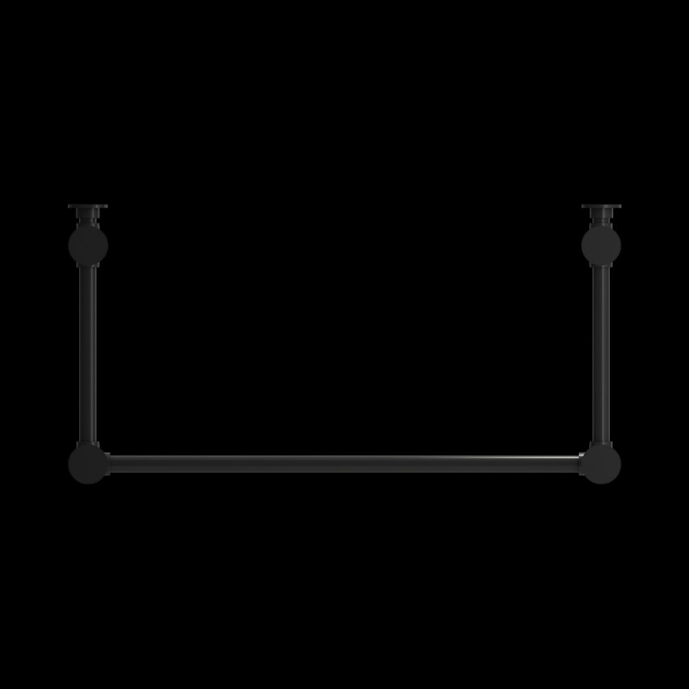 Metal Console Leg Set in Matte Black