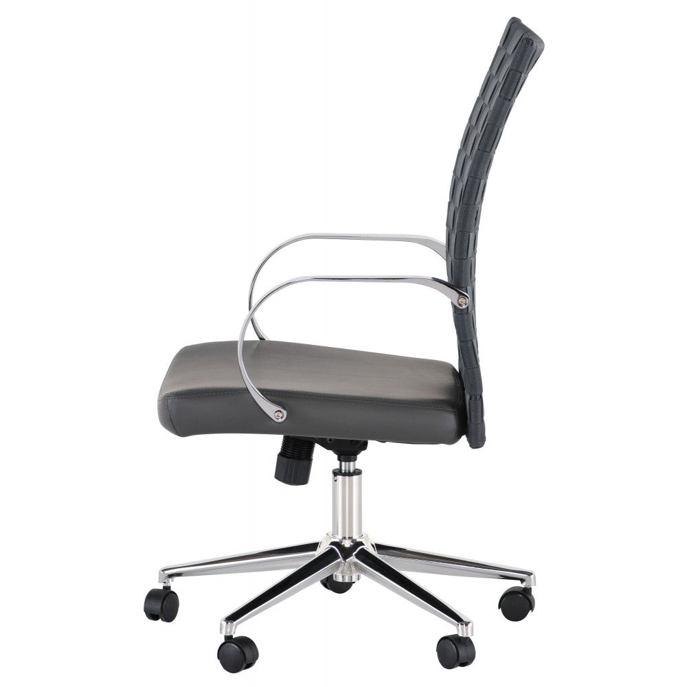 Mia Gray Naugahyde Office Chair
