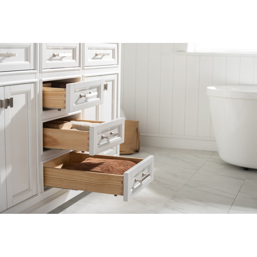 Milano 60" Single Vanity in White