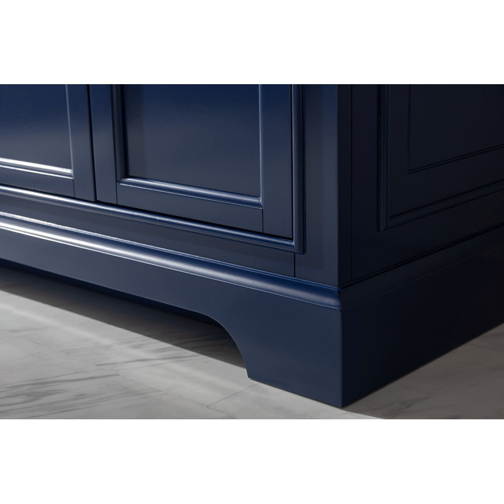 Milano 72" Double Sink Vanity in Blue