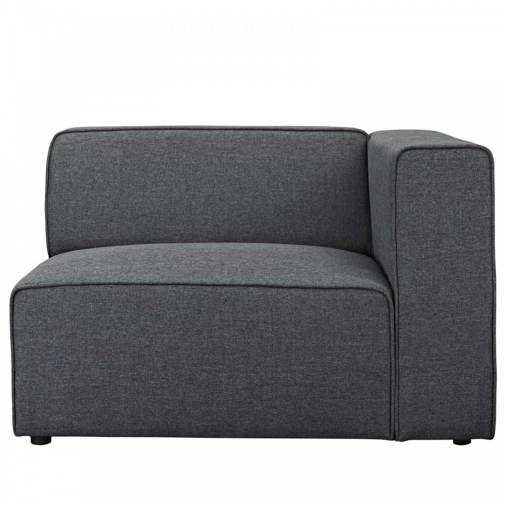 Mingle Fabric Right-Facing Sofa, Gray
