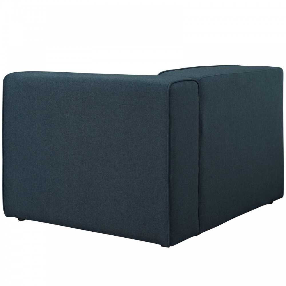 Mingle Fabric Right-Facing Sofa, Blue