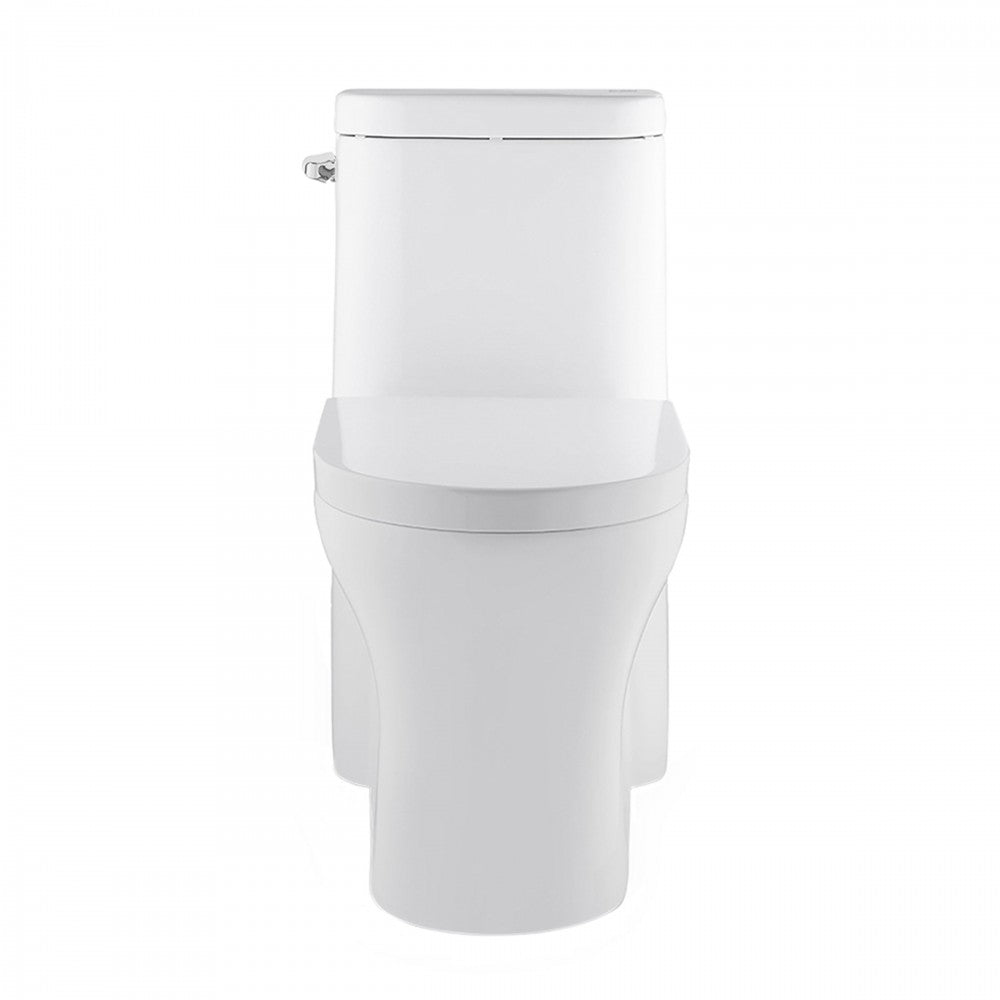 Monaco One-Piece Elongated Left Side Flush Handle Toilet 1.28 gpf