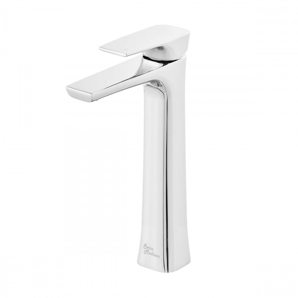 Monaco Single Hole, Single-Handle, High Arc Bathroom Faucet in Chrome