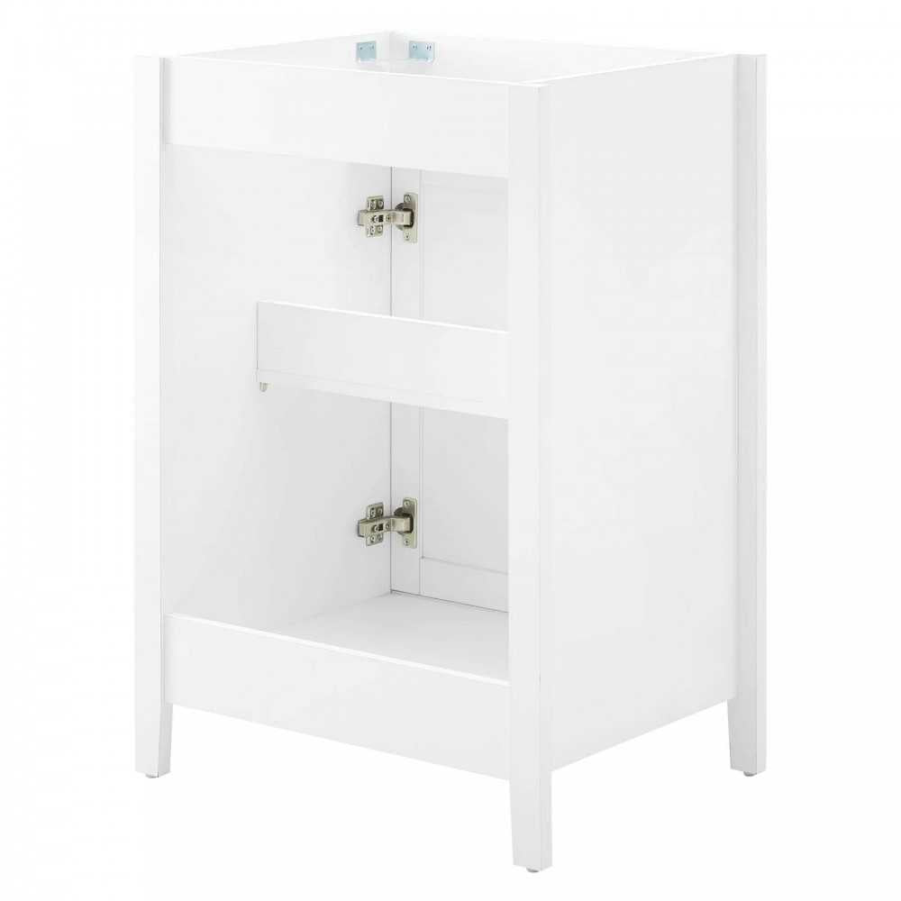 Nantucket 24" Bathroom Vanity Cabinet (Sink Basin Not Included), White