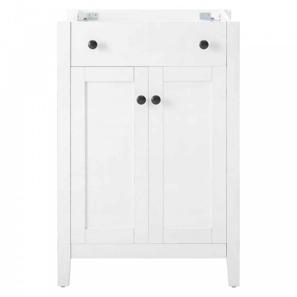 Nantucket 24" Bathroom Vanity Cabinet (Sink Basin Not Included), White