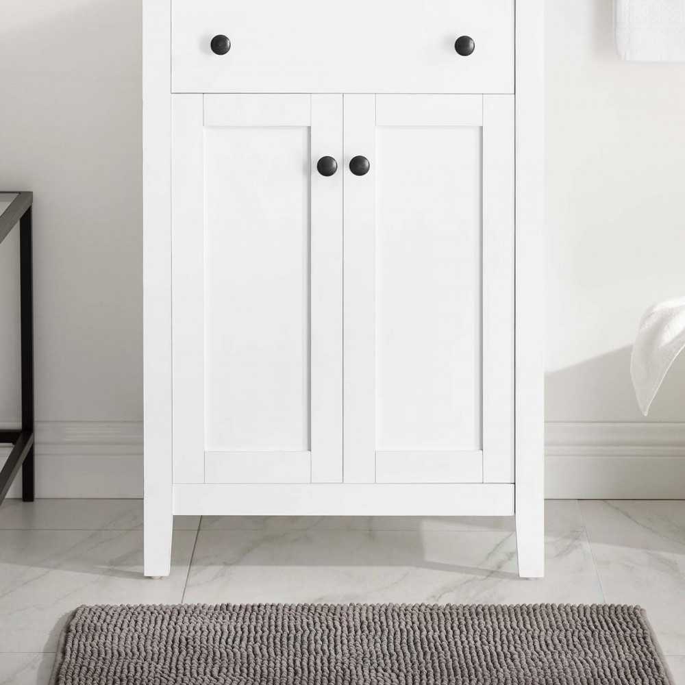 Nantucket 24" Bathroom Vanity Cabinet (Sink Basin Not Included), White