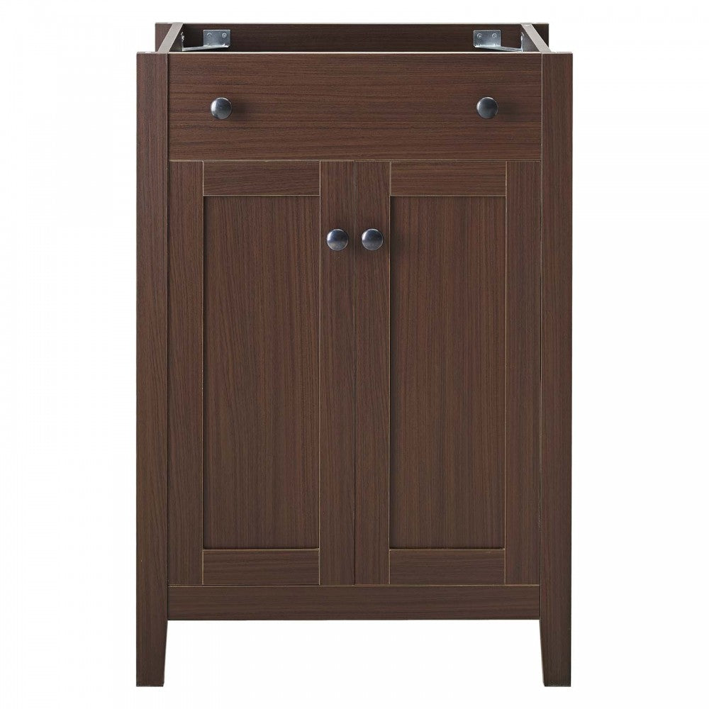 Nantucket 24" Bathroom Vanity Cabinet (Sink Basin Not Included), Walnut