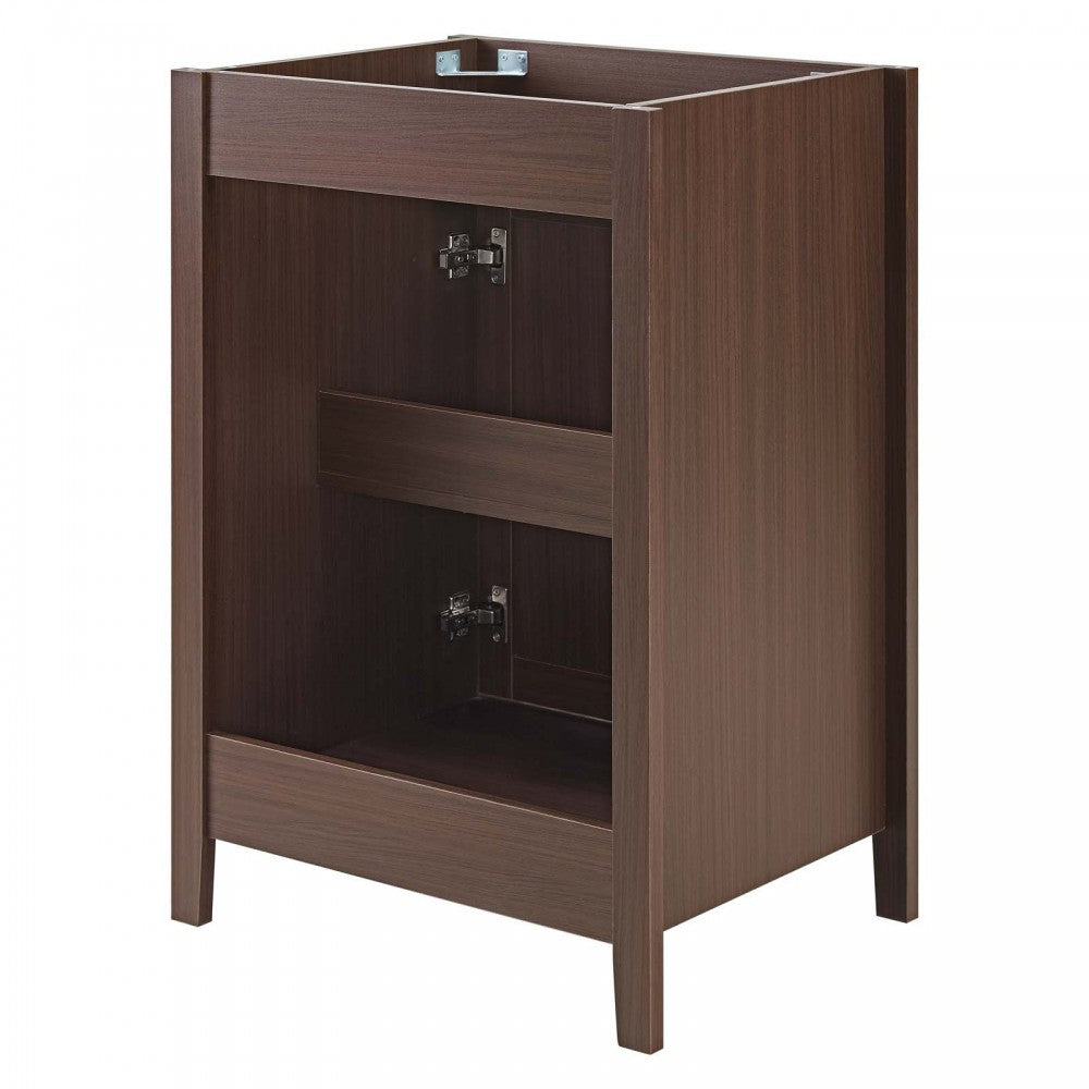Nantucket 24" Bathroom Vanity Cabinet (Sink Basin Not Included), Walnut