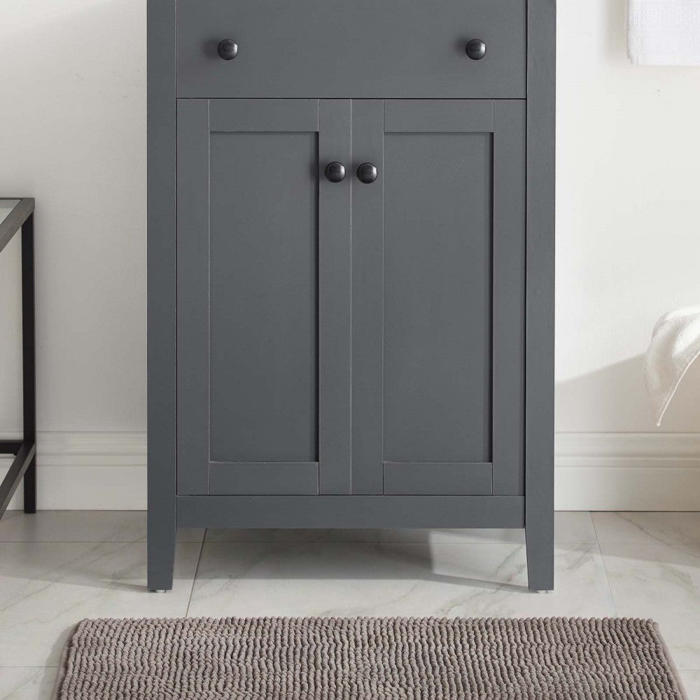 Nantucket 24" Bathroom Vanity Cabinet (Sink Basin Not Included), Gray