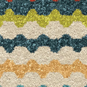Orian Veranda Nik Nak Gemstone 92"X130"