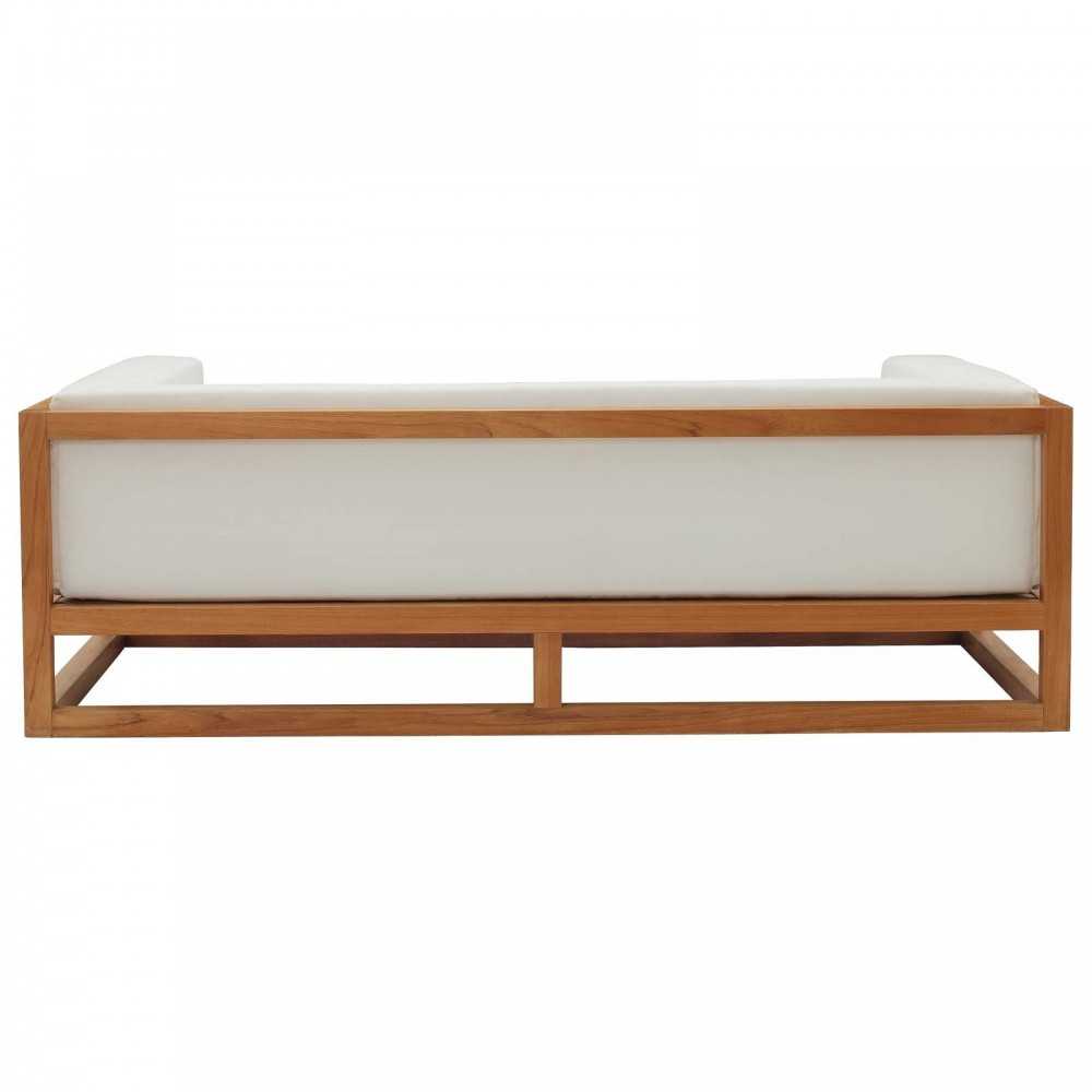 Newbury Accent Lounge Outdoor Patio Premium Grade A Teak Wood Sofa