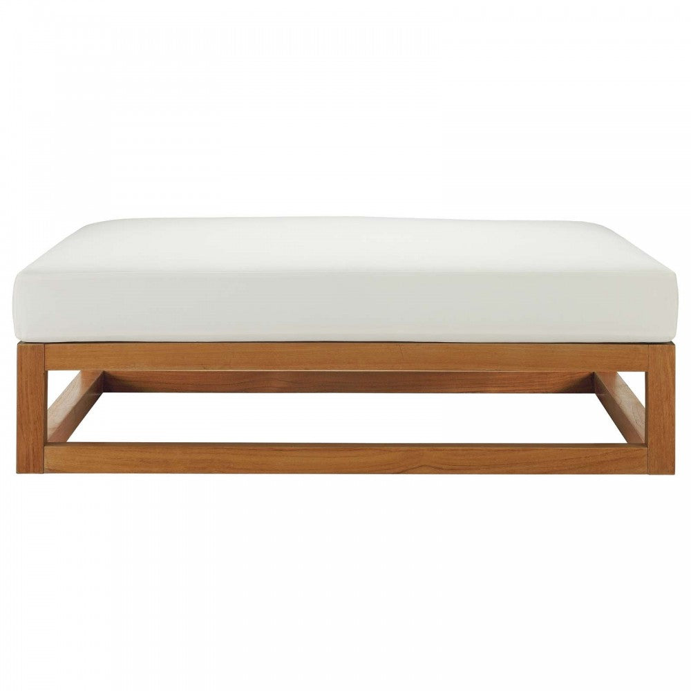 Newbury Outdoor Patio Premium Grade A Teak Wood Ottoman