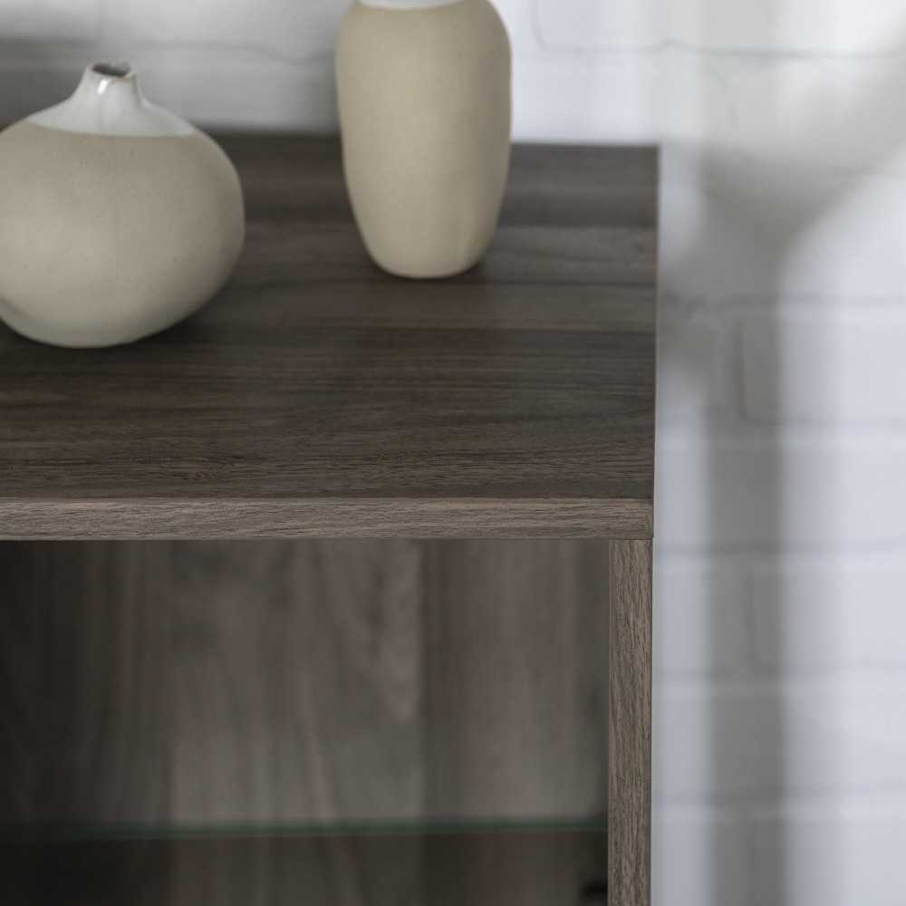 Nora 30" 1 Door Modern Wood Accent Cabinet - Slate Gray