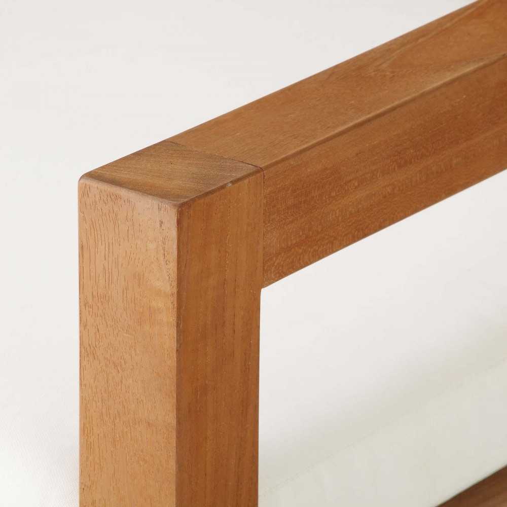Northlake 7 Piece Outdoor Patio Premium Grade A Teak Wood Set, Natural White, EEI-3631-NAT-WHI-SET