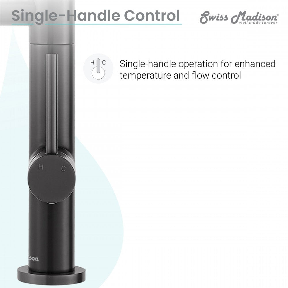 Nouvet Single Handle, Pull-Down Kitchen Faucet with Pot Filler in Gunmetal Grey