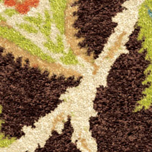 Orian Veranda Ethridge Brown 62"X90"