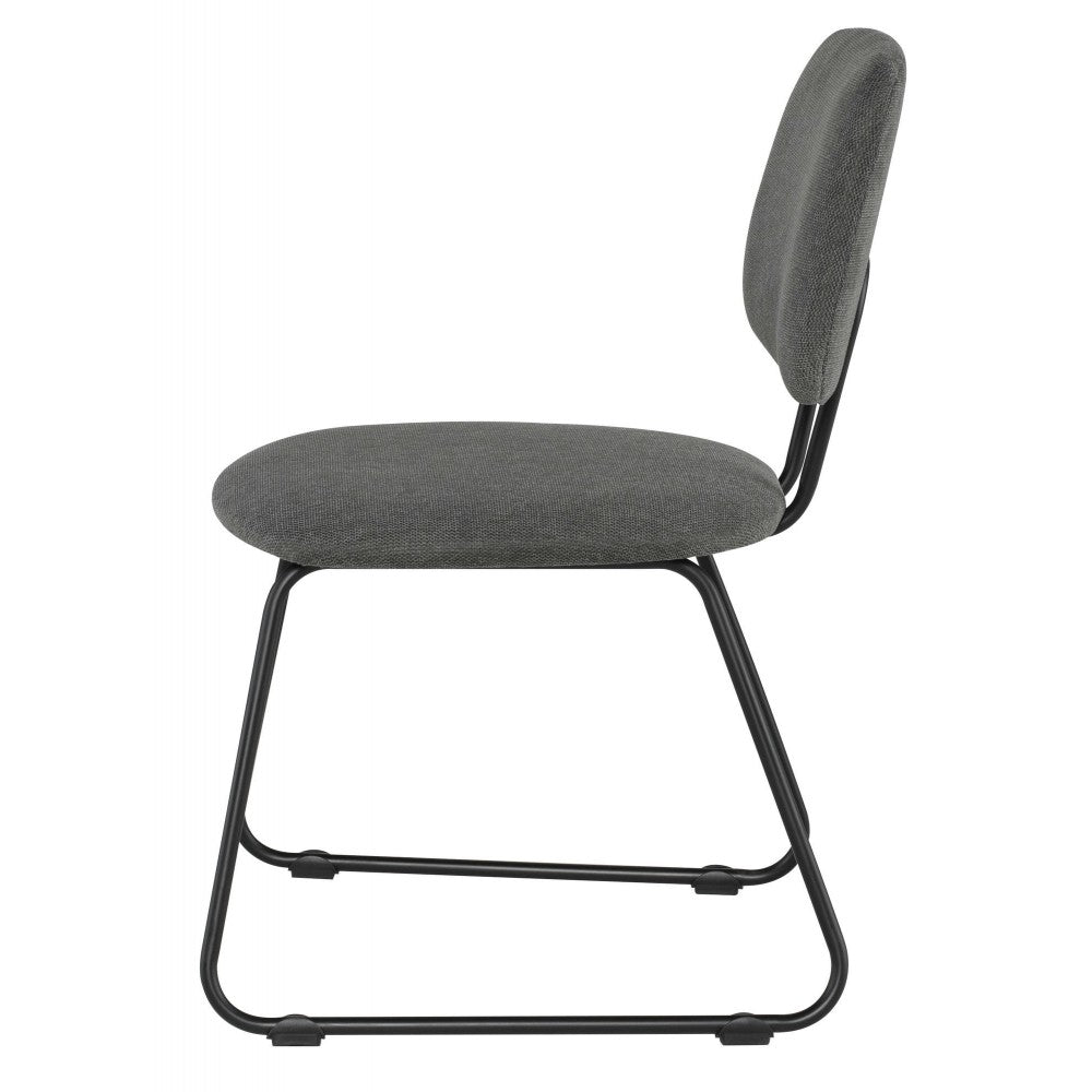Ofelia Graphite Fabric Dining Chair