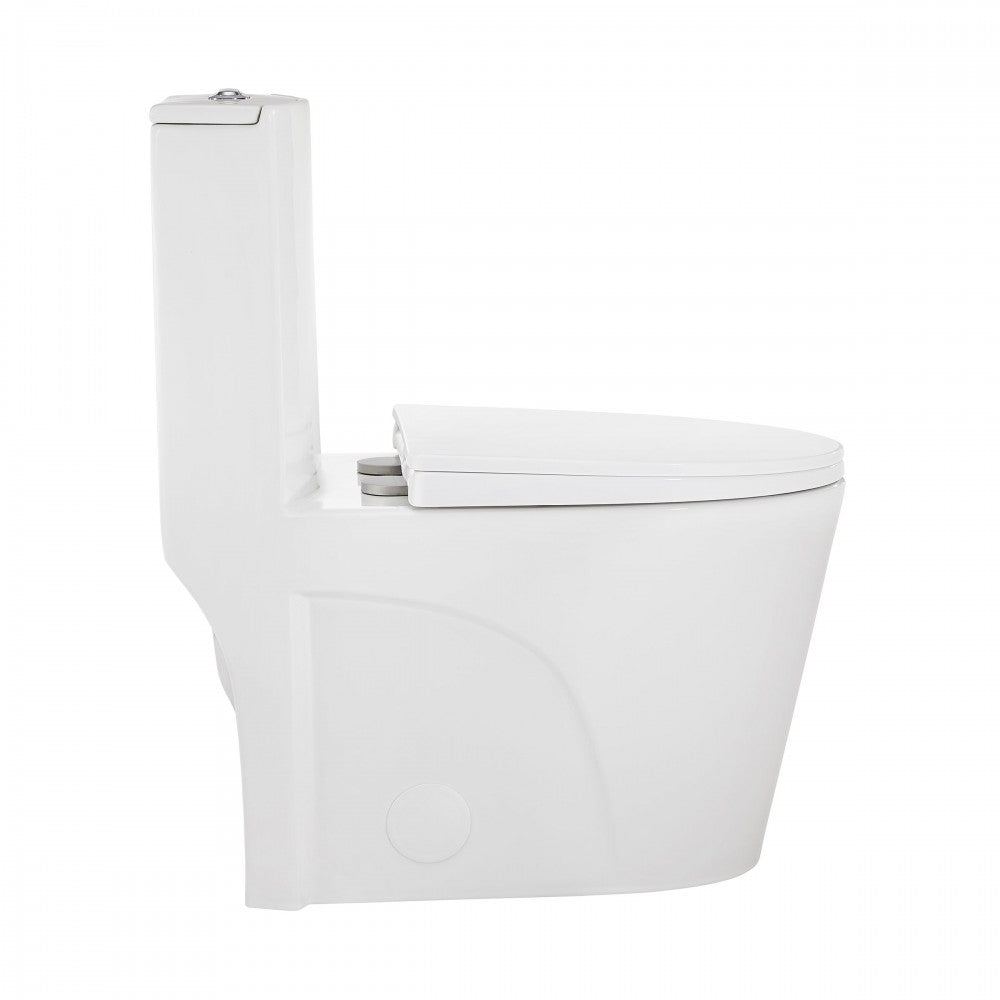 One Piece Elongated Toilet Dual Vortex Flush 1.1/1.6 gpf with 10" Rough In