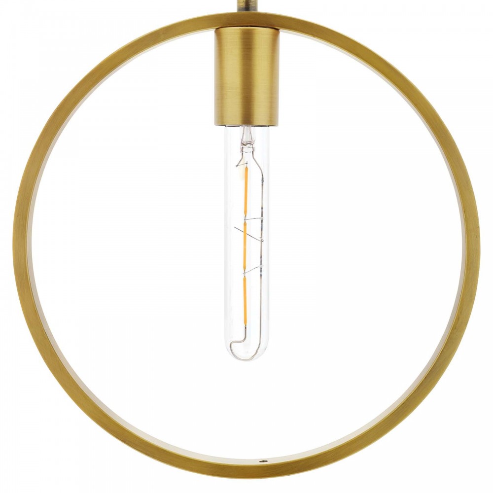 Orbit Brass Ceiling Pendant Light