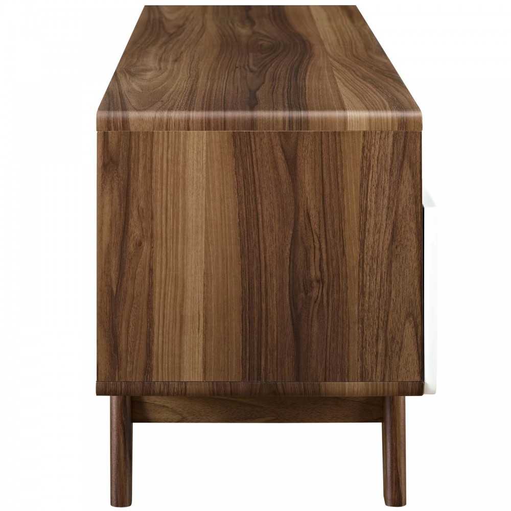 Origin 47" TV Stand, Walnut White