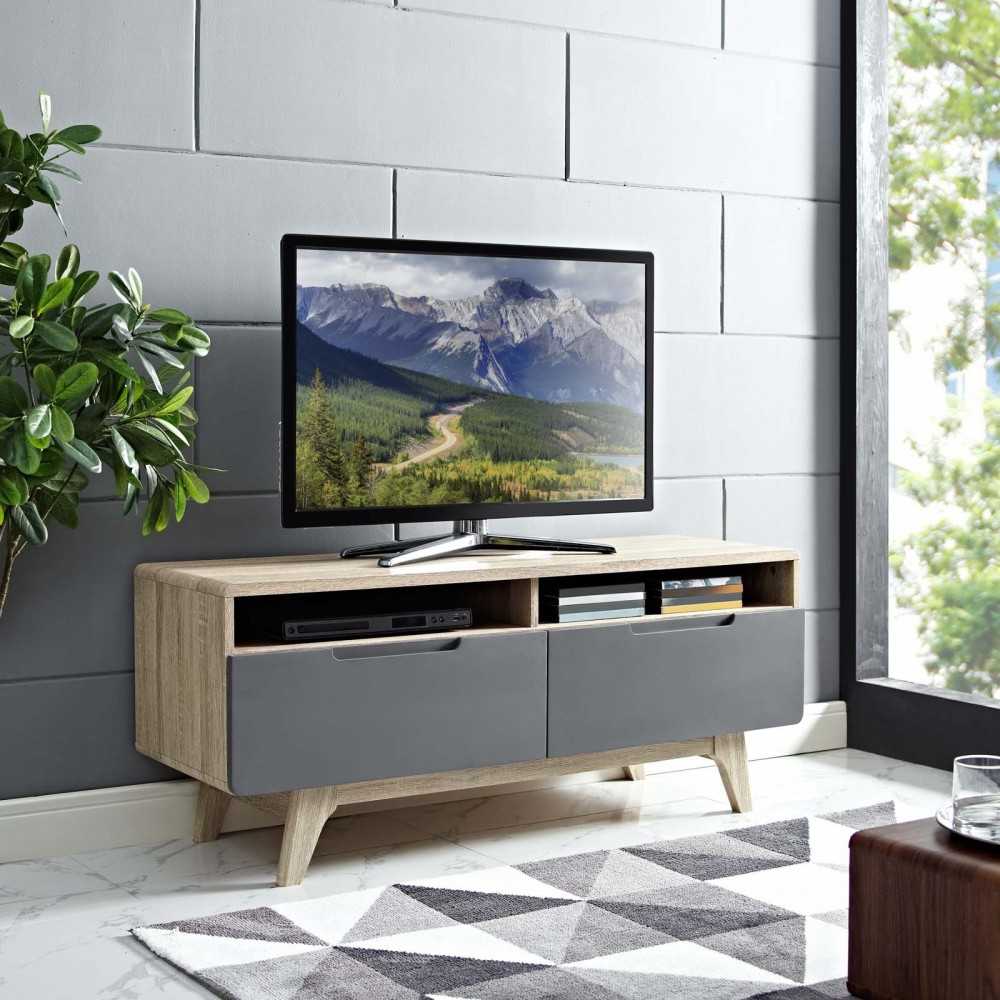 Origin 47" TV Stand, Natural Gray