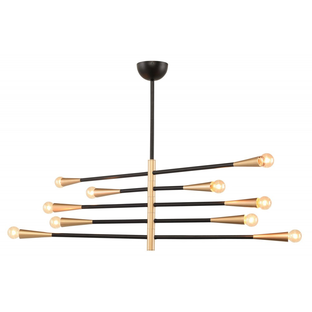 Orion 5 Black Metal Pendant Lighting