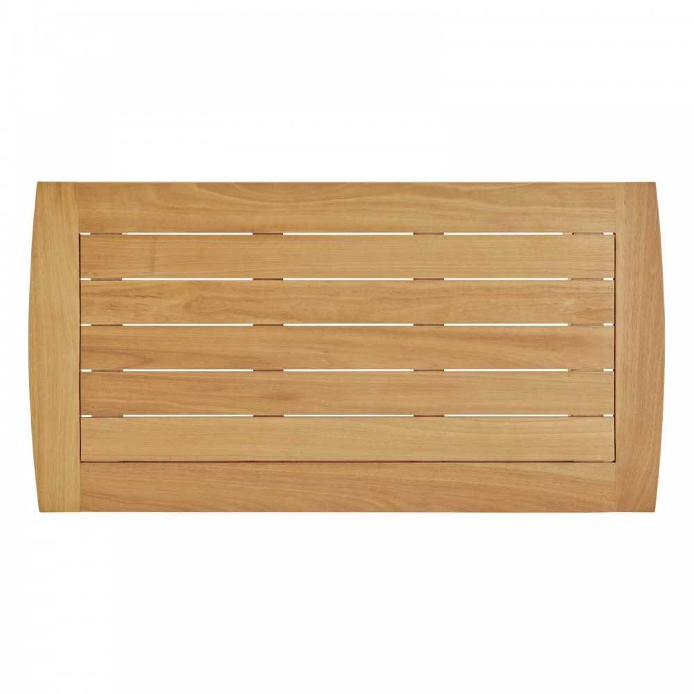 Orlean Outdoor Patio Eucalyptus Wood Coffee Table