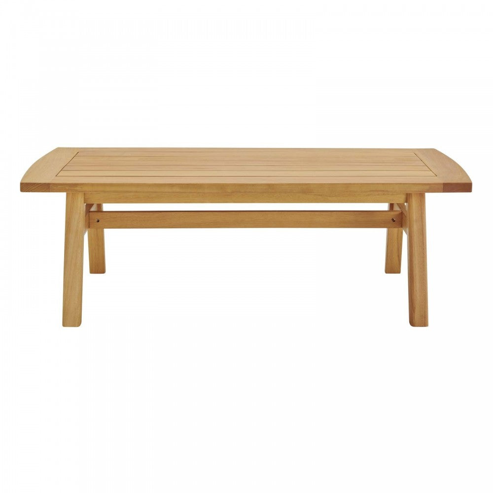 Orlean Outdoor Patio Eucalyptus Wood Coffee Table