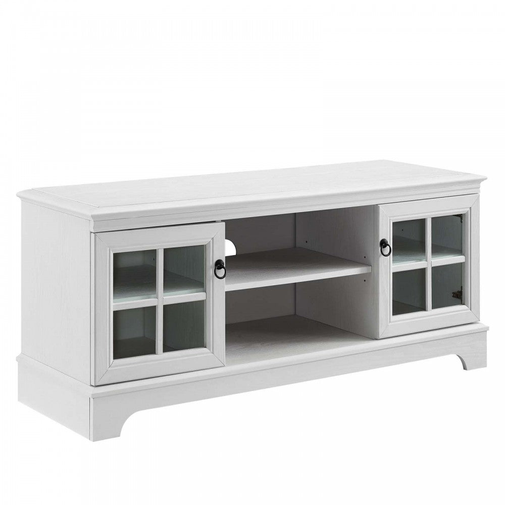 Pacific 47" TV Stand, White