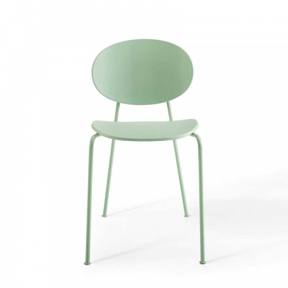 Palette Dining Side Chair Set of 2, Green