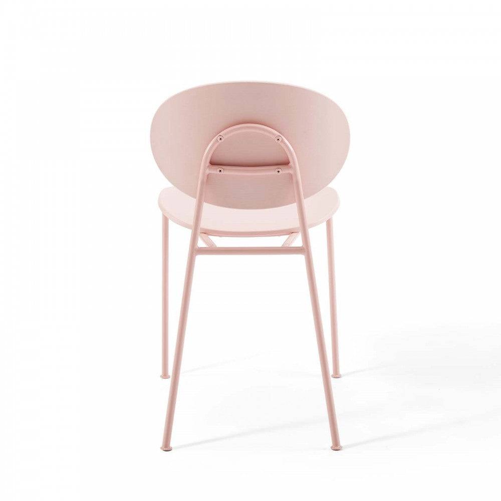 Palette Dining Side Chair Set of 2, Pink