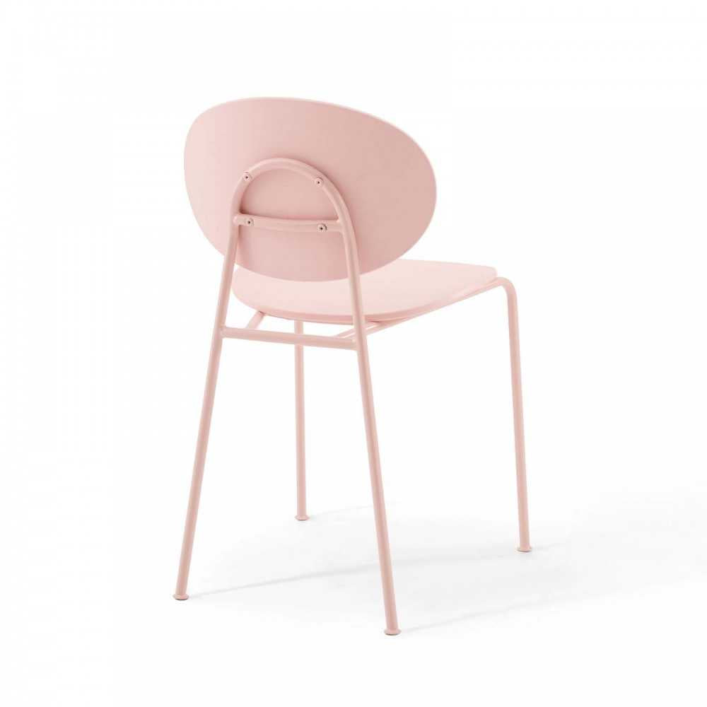 Palette Dining Side Chair Set of 2, Pink