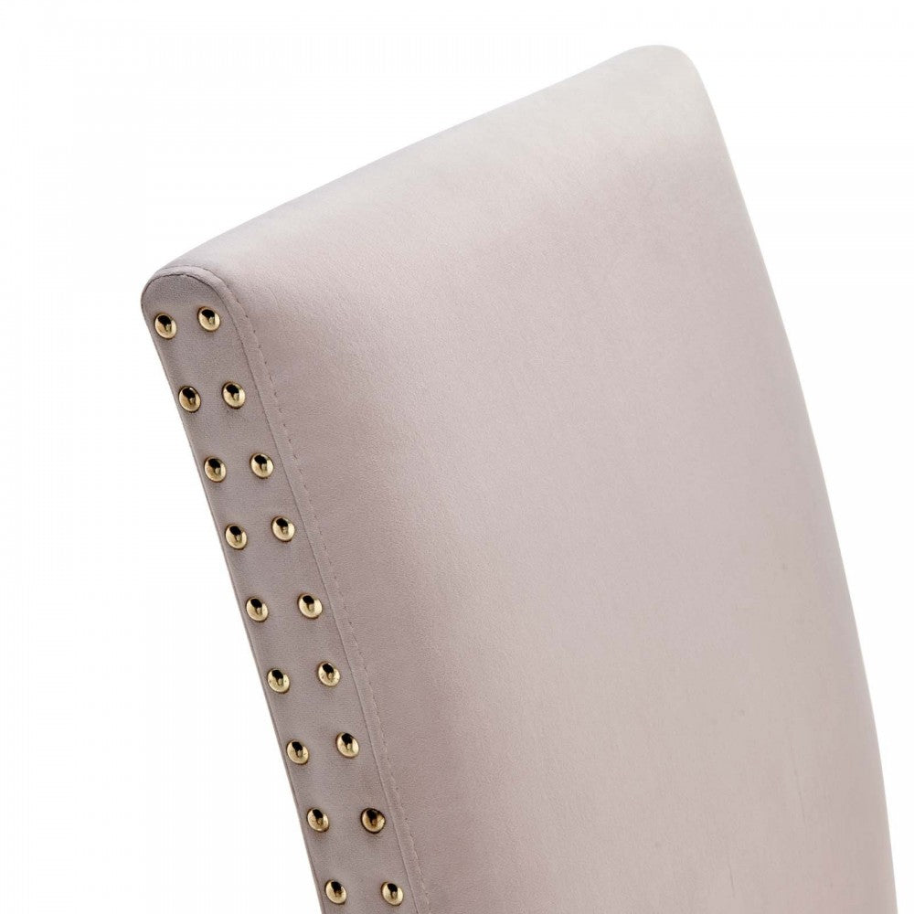 Parcel Performance Velvet Dining Side Chairs - Set of 2, Pink