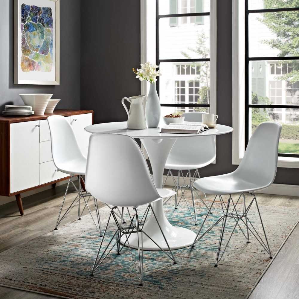 Paris Dining Side Chair, White