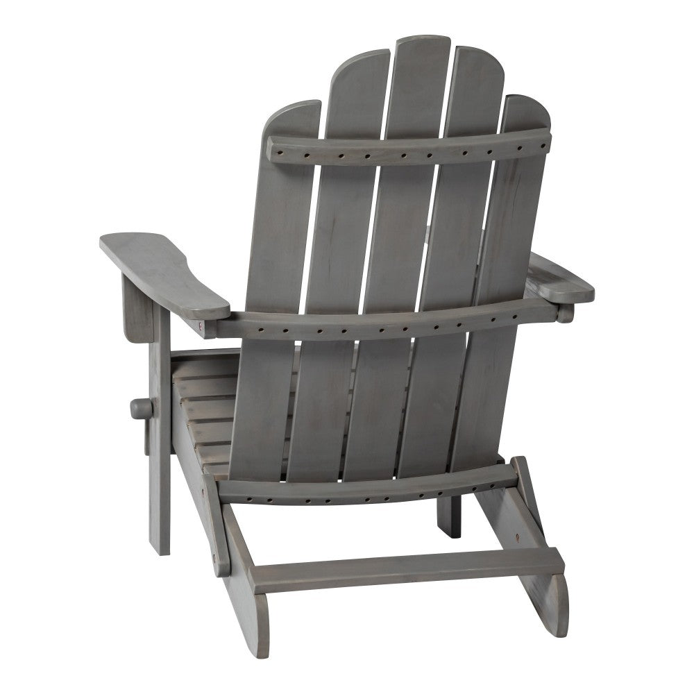 Patio Wood Adirondack Chair - Gray Wash