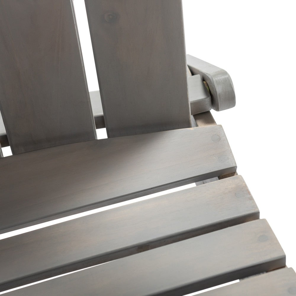 Patio Wood Adirondack Chair - Gray Wash