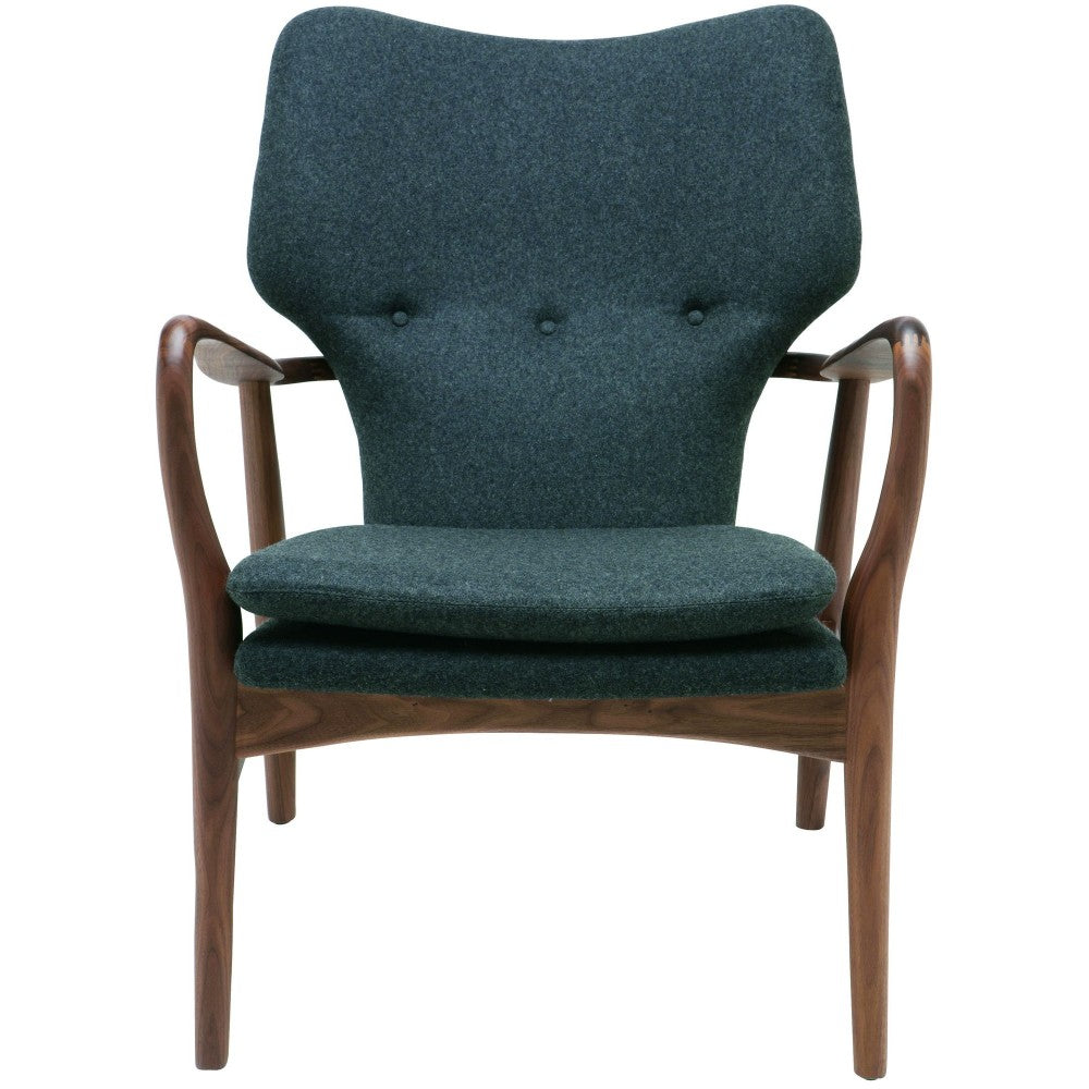 Patrik Dark Gray Fabric Occasional Chair, HGEM530