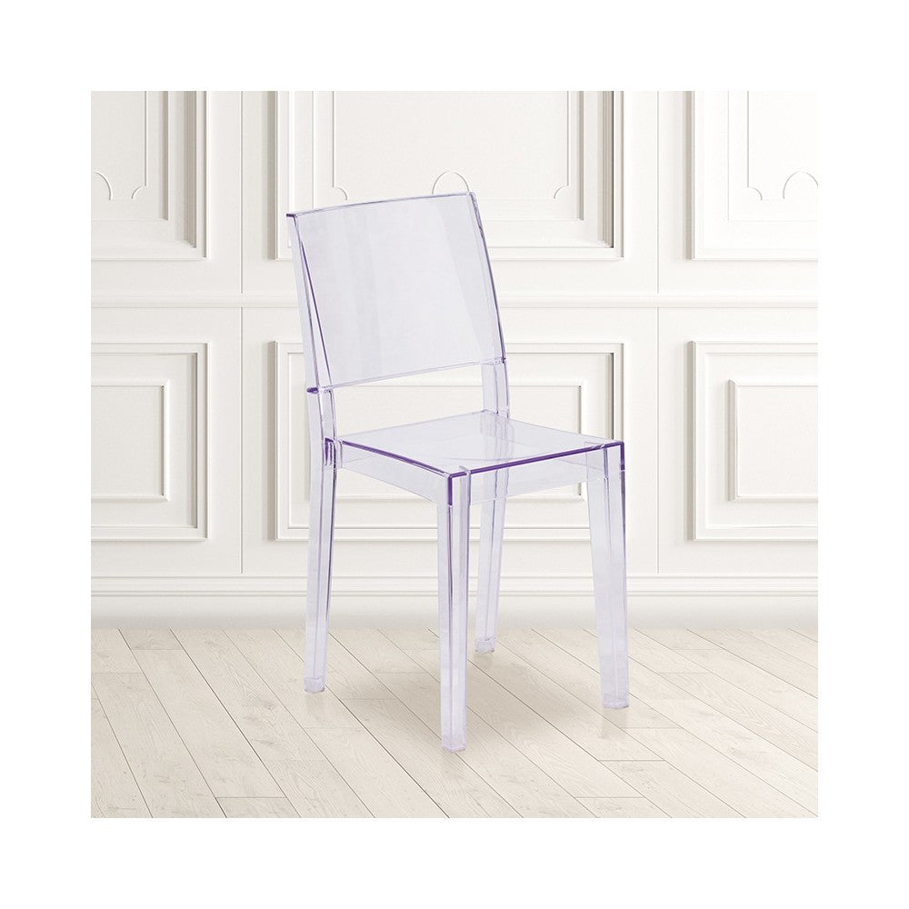 Phantom Series Transparent Stacking Side Chair