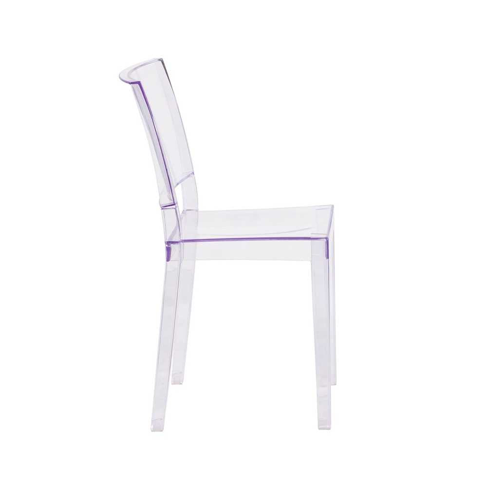 Phantom Series Transparent Stacking Side Chair