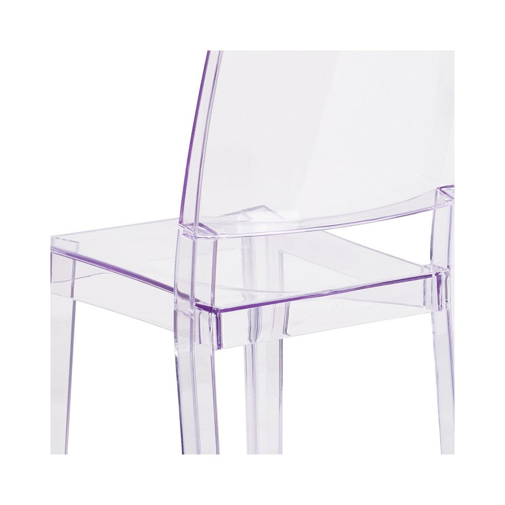 Phantom Series Transparent Stacking Side Chair