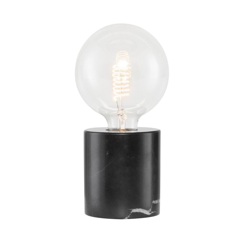Pia Black Stone Table Lighting