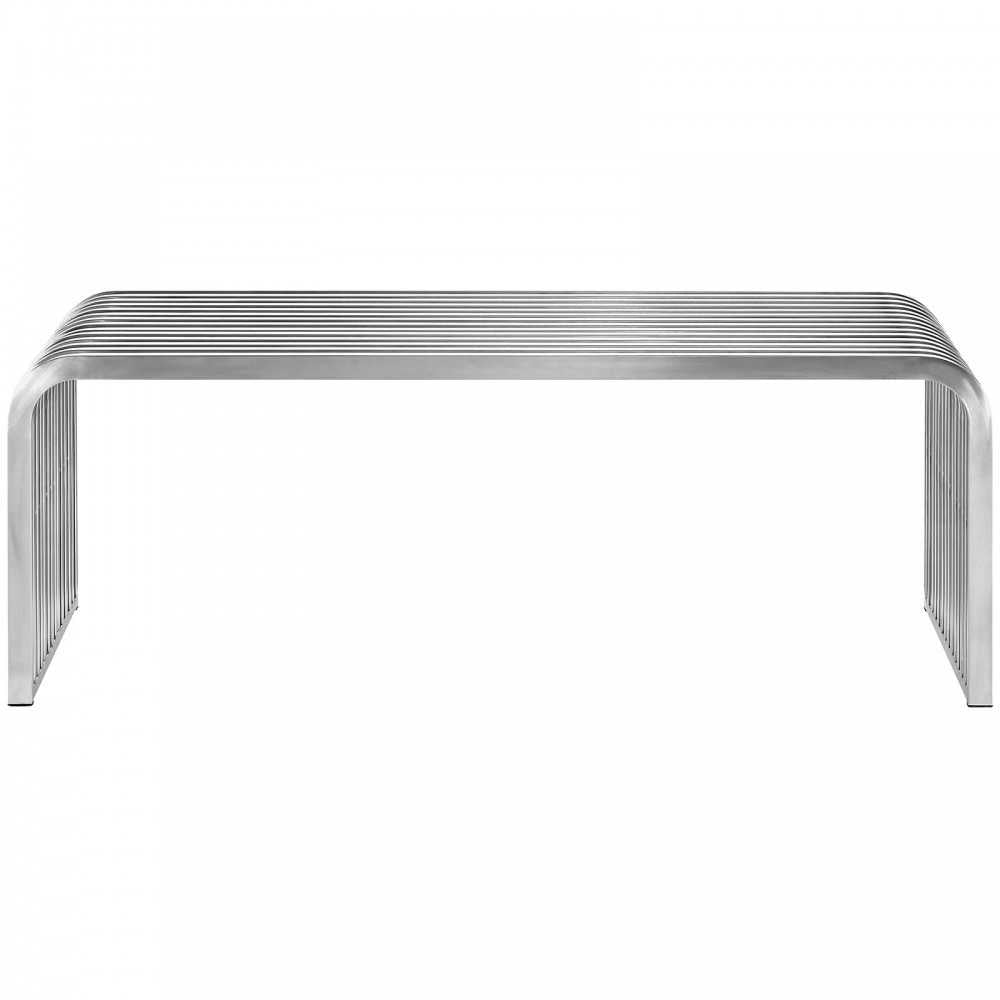 Pipe 47" Stainless Steel Bench