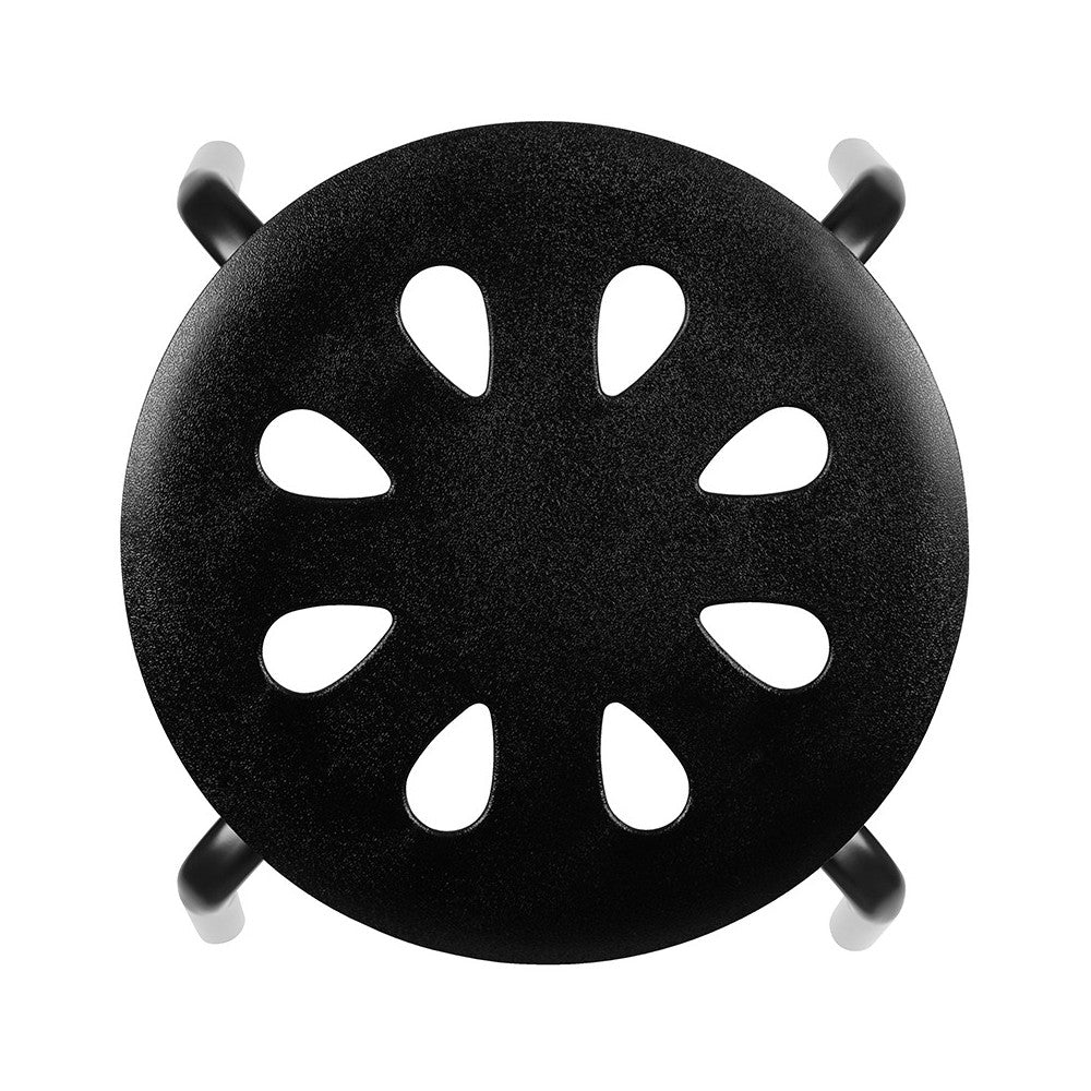 Plastic Nesting Stack Stools, 11.5"Height, Black (5 Pack)