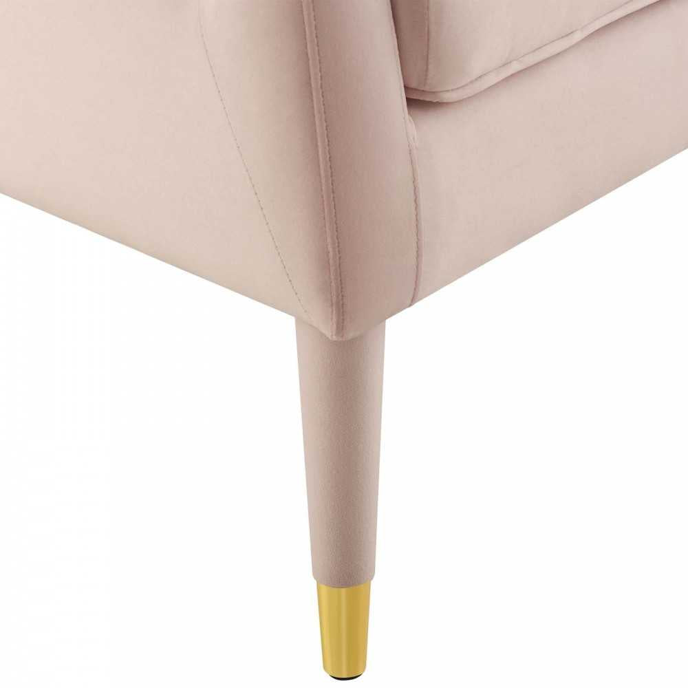 Premise Armchair Performance Velvet Set of 2, Pink