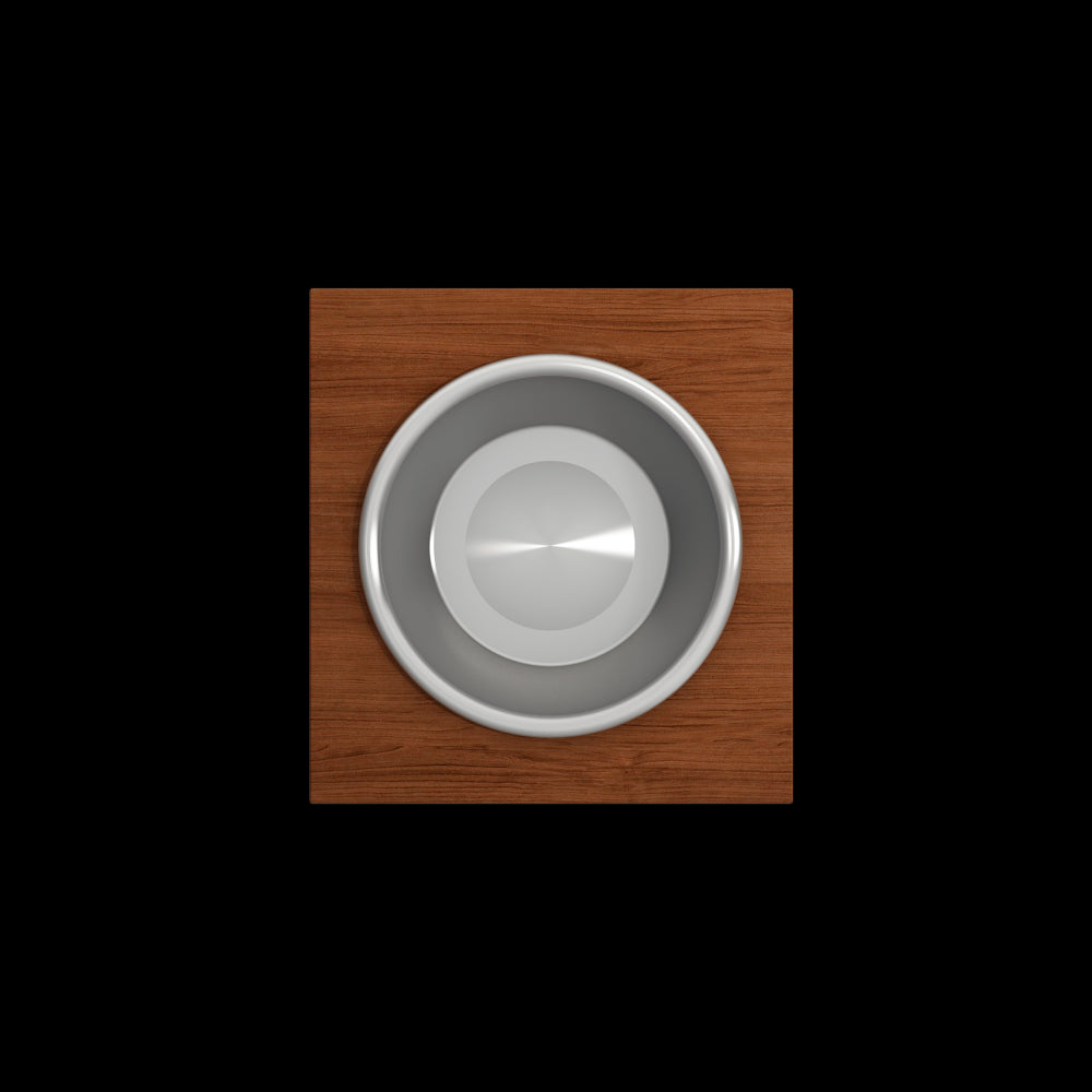 Prep Board Set for Workstation Sinks with Round Steel Mixing Bowl and Colander, Mahogany, 2320 0014