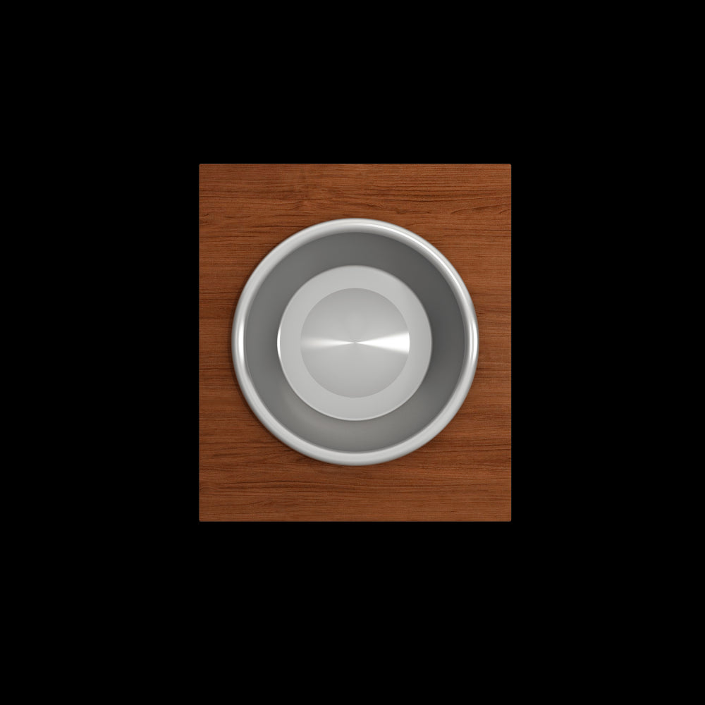 Prep Board Set for Workstation Sinks with Round Steel Mixing Bowl and Colander, Mahogany, 2320 0015